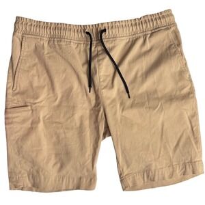 Society of Threads XXL Mens Khaki Shorts Intelli Fresh Slim Fit‎ Drawstring